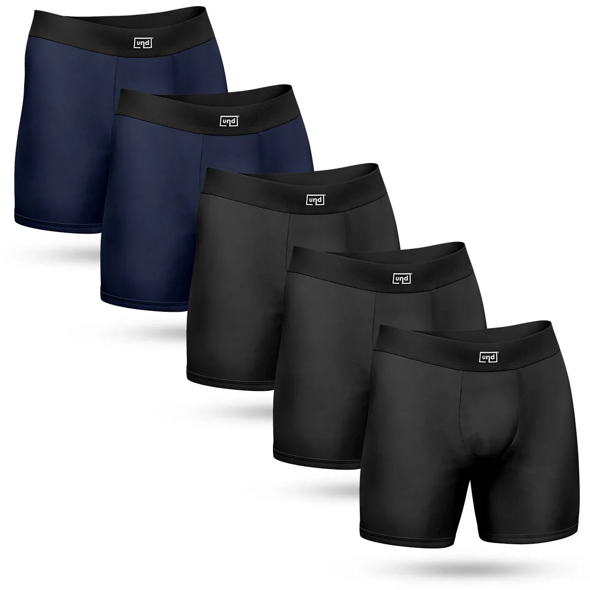 Set of 5 Breathable Boxer Briefs